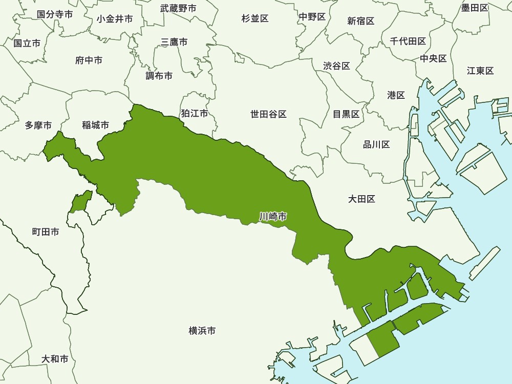 川崎市　地図